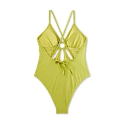Women's Ring Front Cut Out One Piece Swimsuit - Wild Fable™ Green -Selfie Leslie GUEST 008223ef e950 4dd6 be6e 1c6dd4ee79bb