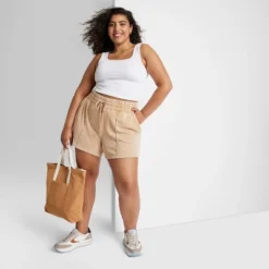 Women's High-Rise Fleece Shorts - Wild Fable™ -Selfie Leslie GUEST 0181b942 8a08 4da8 bd3a f273b3b6270f