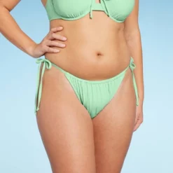 Women's Side-Tie Low-Rise High Leg Adjustable Lurex Bikini Bottom - Wild Fable™ -Selfie Leslie GUEST 03da585c 0255 4409 8704 571a861ba24c