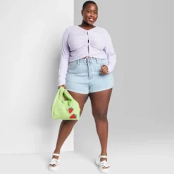 Women's Super-High Rise Rolled Cuff Jean Shorts - Wild Fable™ 10 Women's Super-High Rise Rolled Cuff Jean Shorts - Wild Fable™ -Selfie Leslie GUEST 04d440b5 c37c 4a9f aa38 6fef45cd9086