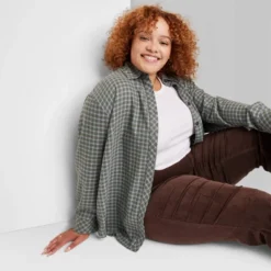 Women's Oversized Button-Down Flannel Shirt - Wild Fable™ Plaid 16 Women's Oversized Button-Down Flannel Shirt - Wild Fable™ Plaid -Selfie Leslie GUEST 07e9cd0b 4985 4f8b ac23 d98b103ae612