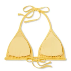 Women's Sequin Detail Triangle Bikini Top - Wild Fable™ Yellow -Selfie Leslie GUEST 096a29cc 163e 47c6 b2db e23e6bf0793c