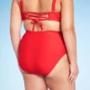 Women's High Waist Cheeky Bikini Bottom - Wild Fable™ Red -Selfie Leslie GUEST 0c6fdd9d 6ae6 4bbd bbfc 0c830c7481a7