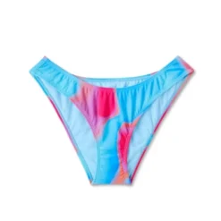 Women's High Leg Cheeky Bikini Bottom - Wild Fable™ Blue Marble Print -Selfie Leslie GUEST 0e1507f5 33cc 412d 8621 a4be9278adec