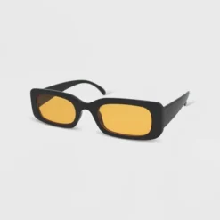 Women's Solid Plastic Rectangle Sunglasses - Wild Fable™