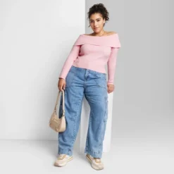 Women's Fitted Off The Shoulder Sweater Top - Wild Fable™ -Selfie Leslie GUEST 100fb15c f5ef 43c4 9b56 65d3c40b14d0