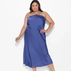 Women's Lace Trim Maxi A-Line Dress - Wild Fable™ Blue -Selfie Leslie GUEST 106342d0 b5ad 4c69 98a2 bbdcc7eb1df2