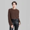 Women's Crewneck Boxy Pullover Sweater - Wild Fable™ -Selfie Leslie GUEST 1328127f 5b87 494f 9145 8d6a0e89e2c1