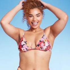 Women's Ribbed Fixed Triangle Bikini Top - Wild Fable™ -Selfie Leslie GUEST 15d7a919 eaaf 475d 8ad4 cedf3dbb1960