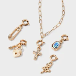 Build Your Own Cross And Rose Charm Necklace - Wild Fable™ Gold -Selfie Leslie GUEST 17c07112 0fb4 44b3 afad 8fbc118838fb