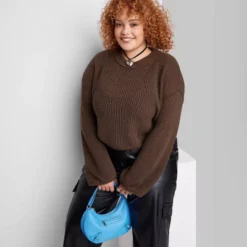 Women's Crewneck Boxy Pullover Sweater - Wild Fable™ -Selfie Leslie GUEST 1801bf84 6cca 4b0b ab68 c294af4ee834