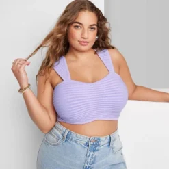 Women's Sweater Tiny Bra Top - Wild Fable™ -Selfie Leslie GUEST 1a6c81fe 98f8 4f33 afa8 e60a1ece09cb