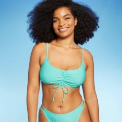Women's Ruched Drawstring Front Bralette Bikini Top - Wild Fable™ -Selfie Leslie GUEST 1c8d54ff 122d 42d1 ab90 466130737342