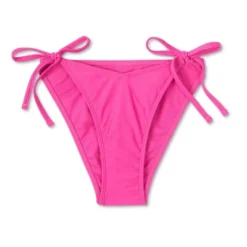 Women's V-Front Side-Tie High Leg Extra Cheeky Bikini Bottom - Wild Fable™ Magenta -Selfie Leslie GUEST 1d5e899f 2cf9 4509 bfc0 6abbe73c1a1a