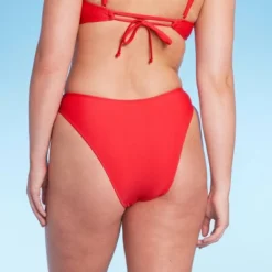 Women's Low-Rise Super Cheeky Extra High Leg Bikini Bottom - Wild Fable™ Red -Selfie Leslie GUEST 208a39e7 a055 4353 9795 0d2df22cfa7c