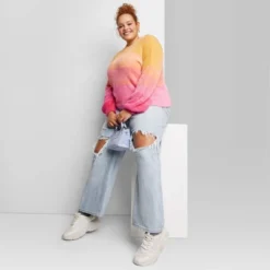 Women's Mock Turtleneck Fuzzy Boxy Pullover Sweater - Wild Fable™ -Selfie Leslie GUEST 227e1578 3232 42f9 ae98 f042cd48f160