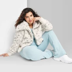 Women's Faux Fur Bomber Jacket - Wild Fable™ -Selfie Leslie GUEST 244a4216 d870 44b5 86ea 5b414e311b41