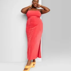 Women's Lace-Up Back Maxi Bodycon Dress - Wild Fable™ -Selfie Leslie GUEST 25d4302b 9a29 4a2e 97c4 3c2f7422060a