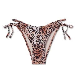 Women's Cut Out Strappy Side-Tie Extra High Leg Extra Cheeky Bikini Bottom - Wild Fable™ Multi Animal Print -Selfie Leslie GUEST 2b40869e efe3 4e78 a91a 629b20056160