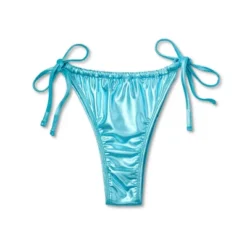 Women's Foil Strappy Extra High Leg Super Cheeky Bikini Bottom - Wild Fable™ Teal Blue -Selfie Leslie GUEST 2bcc5758 1f90 4f48 bf5e 726de9ce058e
