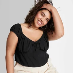 Women's Cap Sleeve Sweetheart Top - Wild Fable™ -Selfie Leslie GUEST 2d440f0b 89e6 4ad4 b001 115d9ac18521