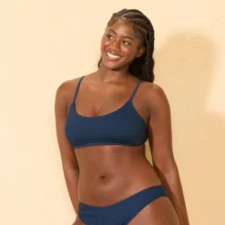 Women's Smocked Bralette Bikini Top - Wild Fable™ Navy -Selfie Leslie GUEST 2f2bfa05 2db6 44d7 aee0 f7df1917a7f4