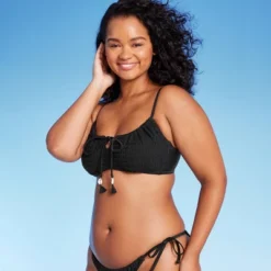 Women's Crochet Tie-Front Bralette Bikini Top - Wild Fable™ -Selfie Leslie GUEST 30a4b4b6 4b8d 446b 8642 53366a3b2dda