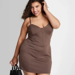 Women's Sleeveless Corset Mini Knit Bodycon Dress - Wild Fable™ -Selfie Leslie GUEST 31572e2a 941a 42c4 837f afb6926a7009