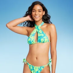 Women's Bead Detail U-Neck Multi-Way Bralette Bikini Top - Wild Fable™ Multi Tropical Print -Selfie Leslie GUEST 33d9622b 71fe 4c6d a438 c668fdde29a0