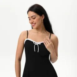 Women's Bow Ruffle Mini Dress - Wild Fable™ Black 10 Women's Bow Ruffle Mini Dress - Wild Fable™ Black -Selfie Leslie GUEST 33e9dfb2 90d3 417e bb14 19ed2c090cee