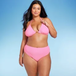 Women's Butterfly Charm Plisse Textured Triangle Bikini Top - Wild Fable™ -Selfie Leslie GUEST 37b436fd 0c5d 4901 8e7a 9b7625be9b3a