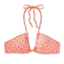 Women's U Bralette Multiway Bikini Top - Wild Fable™ Orange Tile Print -Selfie Leslie GUEST 397705cd 0f8f 4a7b 81a1 b287ebb44128