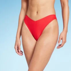 Women's Low-Rise Super Cheeky Extra High Leg Bikini Bottom - Wild Fable™ Red -Selfie Leslie GUEST 3fa959bf c9f4 4211 bffc 4fc9dedca151