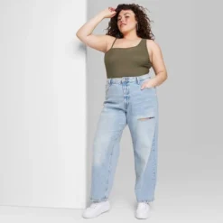 Women's High-Rise 90's Relaxed Slashed Straight Jeans - Wild Fable™ Light Wash 9 Women's High-Rise 90's Relaxed Slashed Straight Jeans - Wild Fable™ Light Wash -Selfie Leslie GUEST 40412feb cf46 4ffc 8d44 02e1b641df60