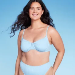 Women's Ribbed Underwire Bralette Bikini Top - Wild Fable™ -Selfie Leslie GUEST 416a3e9c 9135 418d ba9a 9d34c53faf19