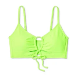 Women's Lace-Up Longline Bikini Top - Wild Fable™ Neon Green 13 Women's Lace-Up Longline Bikini Top - Wild Fable™ Neon Green -Selfie Leslie GUEST 45b05a28 9ca1 4419 8ce9 de21ec09eabc