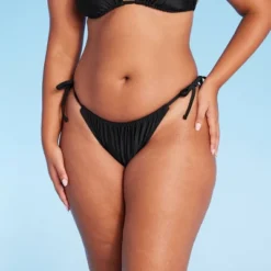 Women's Side-Tie Scoop Front High Leg Adjustable Bikini Bottom - Wild Fable™ -Selfie Leslie GUEST 45f5743a ffef 4025 9592 f7b417101726