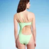 Women's One Shoulder Cut Out One Piece Swimsuit - Wild Fable™ Light Green -Selfie Leslie GUEST 4693648c a417 40b1 b639 7c3bc6b2278f