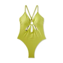Women's Ring Front Cut Out One Piece Swimsuit - Wild Fable™ Green -Selfie Leslie GUEST 4769e5c8 178f 4a82 9bd1 80f8cdd2413b