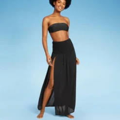 Women's Smocked High Slit Convertible Cover Up Dress - Wild Fable™ -Selfie Leslie GUEST 4a259241 5240 4eaa a845 7416b43b706a