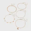 Dainty Chain With Butterfly Charm Choker Necklace Set 5pc - Wild Fable™ Gold: Brass Material, Lobster Claw Clasp, 12" Length -Selfie Leslie GUEST 53fd5204 85e0 4207 88b5 8c5fc653fbdf