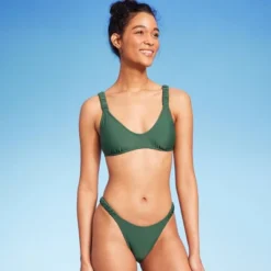 Women's Scrunchie Side Tab Detail Extra High Leg Extra Cheeky Bikini Bottom - Wild Fable™ -Selfie Leslie GUEST 54718a21 3215 468a ad7a cba3e1b62aef