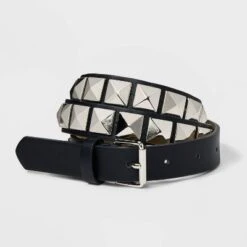 Women's Studded Belt - Wild Fable™ Black -Selfie Leslie GUEST 54bf8ef7 8447 4490 84e5 23321a9702a8