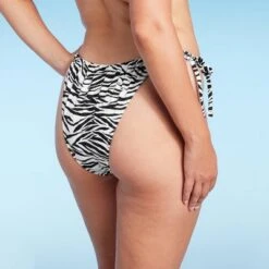Women's Ultra High Leg Adjustable Coverage Bikini Bottom - Wild Fable™ Black/White Zebra Print -Selfie Leslie GUEST 55475be5 b589 490a 8910 4988187b2451