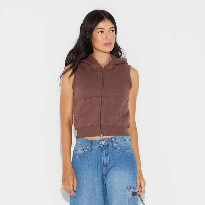 Women's Zip-Up Fleece Vest - Wild Fable™ 3 Women's Zip-Up Fleece Vest - Wild Fable™