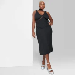 Women's Lace Detail Slip Midi Dress - Wild Fable™ -Selfie Leslie GUEST 55db01e9 50fb 4ee8 93c9 1c85b822998c