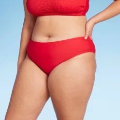 Women's Medium Coverage Bikini Bottom - Wild Fable™ Red -Selfie Leslie GUEST 55fd2f5c b48d 431c 942f 06e808cbb8be