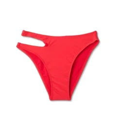 Women's Side Cut Out Mid-Rise High Leg Cheeky Bikini Bottom - Wild Fable™ Red -Selfie Leslie GUEST 56697d2a 7a4c 42e5 8532 65691f55aa41