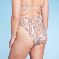 Women's Ribbed High Leg Cheeky High Waist Bikini Bottom - Wild Fable™ -Selfie Leslie GUEST 5674b79e 1bb4 4304 a7b1 59296a119f51