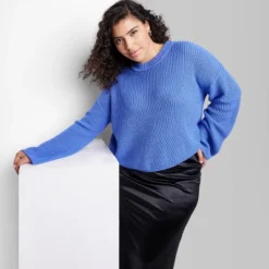 Women's Crewneck Boxy Pullover Sweater - Wild Fable™ -Selfie Leslie GUEST 5a631446 b993 4fb4 9bbb ee02a69e0861